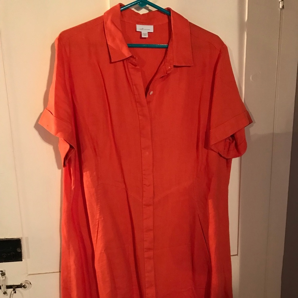 J.Jill A-line shirt dress